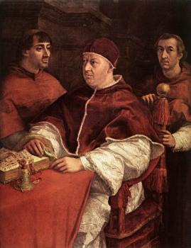 Pope Leo X with Cardinals